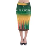 african women happy kwanzaa Midi Pencil Skirt