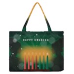 african women happy kwanzaa Zipper Medium Tote Bag