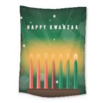 african women happy kwanzaa Medium Tapestry