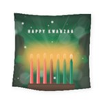 african women happy kwanzaa Square Tapestry (Small)