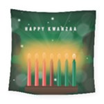 african women happy kwanzaa Square Tapestry (Large)