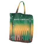 african women happy kwanzaa Giant Grocery Tote