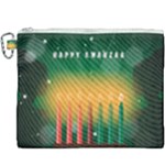 african women happy kwanzaa Canvas Cosmetic Bag (XXXL)