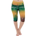 african women happy kwanzaa Lightweight Velour Cropped Yoga Leggings