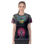 Halloween Zombie Hunter Women s Sport Mesh Tee