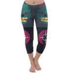 Halloween Zombie Hunter Capri Winter Leggings 