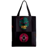 Halloween Zombie Hunter Zipper Classic Tote Bag