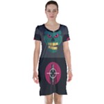 Halloween Zombie Hunter Short Sleeve Nightdress