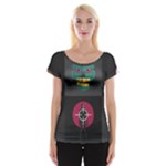 Halloween Zombie Hunter Cap Sleeve Top