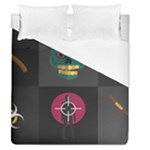 Halloween Zombie Hunter Duvet Cover (Queen Size)