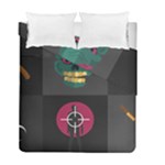 Halloween Zombie Hunter Duvet Cover Double Side (Full/ Double Size)