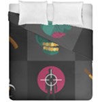 Halloween Zombie Hunter Duvet Cover Double Side (California King Size)