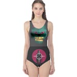 Halloween Zombie Hunter One Piece Swimsuit