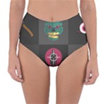 Halloween Zombie Hunter Reversible High-Waist Bikini Bottoms