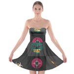 Halloween Zombie Hunter Strapless Bra Top Dress