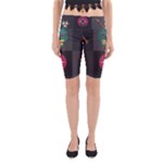 Halloween Zombie Hunter Yoga Cropped Leggings