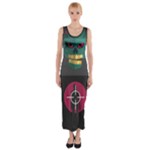 Halloween Zombie Hunter Fitted Maxi Dress