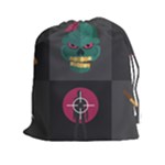 Halloween Zombie Hunter Drawstring Pouch (XXL)