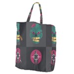 Halloween Zombie Hunter Giant Grocery Tote