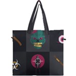 Halloween Zombie Hunter Canvas Travel Bag