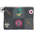 Halloween Zombie Hunter Canvas Cosmetic Bag (XXL)