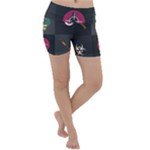 Halloween Zombie Hunter Lightweight Velour Yoga Shorts