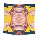 Rosie The Riveter Square Tapestry (Large)