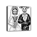 Day Of The Dead Wedding Mini Canvas 4  x 4  (Stretched)