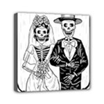 Day Of The Dead Wedding Mini Canvas 6  x 6  (Stretched)