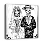 Day Of The Dead Wedding Mini Canvas 8  x 8  (Stretched)