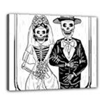 Day Of The Dead Wedding Canvas 20  x 16  (Stretched)