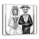 Day Of The Dead Wedding Canvas 24  x 20  (Stretched)