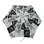 Day Of The Dead Wedding Mini Folding Umbrella