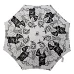 Day Of The Dead Wedding Hook Handle Umbrella (Medium)