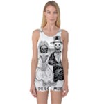 Day Of The Dead Wedding One Piece Boyleg Swimsuit