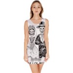 Day Of The Dead Wedding Bodycon Dress