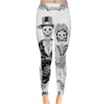 Day Of The Dead Wedding Leggings 