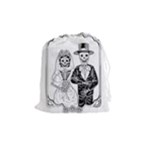 Day Of The Dead Wedding Drawstring Pouch (Medium)