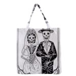 Day Of The Dead Wedding Grocery Tote Bag