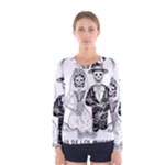 Day Of The Dead Wedding Women s Long Sleeve Tee