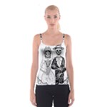 Day Of The Dead Wedding Spaghetti Strap Top