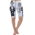 Day Of The Dead Wedding Cropped Leggings 