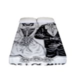 Day Of The Dead Wedding Fitted Sheet (Full/ Double Size)