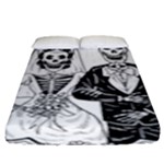 Day Of The Dead Wedding Fitted Sheet (King Size)