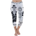 Day Of The Dead Wedding Capri Winter Leggings 