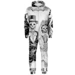 Day Of The Dead Wedding Hooded Jumpsuit (Men)