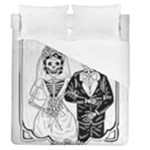 Day Of The Dead Wedding Duvet Cover (Queen Size)