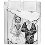 Day Of The Dead Wedding Duvet Cover Double Side (California King Size)