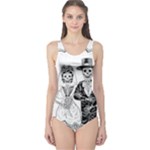 Day Of The Dead Wedding One Piece Swimsuit