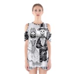 Day Of The Dead Wedding Shoulder Cutout One Piece Dress